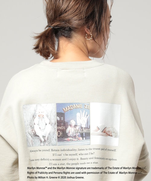 Marilyn Monroe SWEAT CREW NECK/マリリン・モンロー スウェットクルー