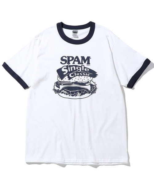 SPAM SINGLE CLASSIC T-shirt/スパム シングル クラシック Tシャツ/リンガーTシャツ/トリムシャツ ｜フリークスストアの通販｜&mall（アンドモール）三井ショッピングパーク公式通販