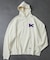 WEB限定 KAVU×FREAK'S STORE/カブー 別注 ヘビーオンス ビッグシルエット ワンポイントロゴ プルオーバーパーカー/フーディー/サガラ刺繍