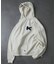 WEB限定 KAVU×FREAK'S STORE/カブー 別注 ヘビーオンス ビッグシルエット ワンポイントロゴ プルオーバーパーカー/フーディー/サガラ刺繍