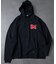 WEB限定 KAVU×FREAK'S STORE/カブー 別注 ヘビーオンス ビッグシルエット ワンポイントロゴ プルオーバーパーカー/フーディー/サガラ刺繍