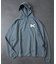 WEB限定 KAVU×FREAK'S STORE/カブー 別注 ヘビーオンス ビッグシルエット ワンポイントロゴ プルオーバーパーカー/フーディー/サガラ刺繍