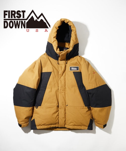 Orange×FREAK'S STORE×FIRST DOWN /難燃パネルショートダウン｜フリークスストア の通販｜&mall（アンドモール）三井ショッピングパーク公式通販