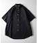 WEB限定 Relax Fit リラックスフィット ショートスリーブ バンドカラーシャツ