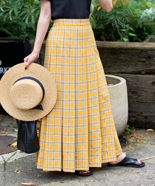 サマーチェックプリーツスカート｜フリークスストアの通販｜&mall