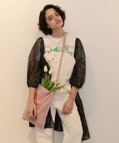 PARK HOUSE 半袖ティアードワンピース Dream garden ワンピース 半袖ティアードワンピース : ZOZOTOWN
