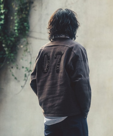 WEB限定 I Need You Baby/アイニーヂューベイべー 別注 ビッグシルエット ヘビーウェイト ナンバリングデザイン フットボールTシャツ