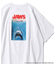 WEB限定 JAWS/ジョーズ 別注 ビッグシルエット バックプリント クルーネックTシャツ