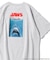WEB限定 JAWS/ジョーズ 別注 ビッグシルエット バックプリント クルーネックTシャツ