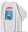 WEB限定 JAWS/ジョーズ 別注 ビッグシルエット バックプリント クルーネックTシャツ