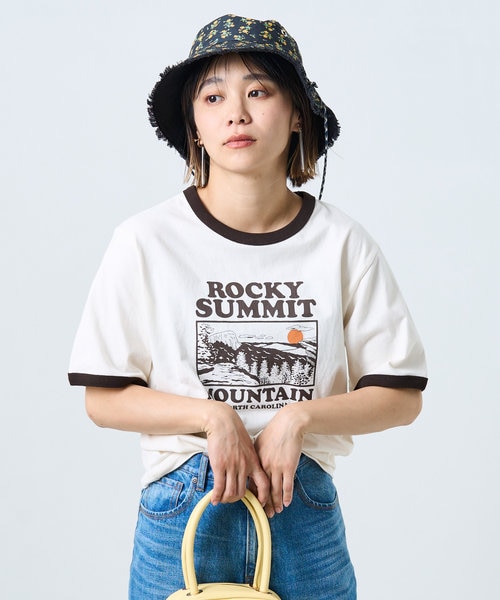vintage scenery リンガー半袖Tシャツ｜フリークスストアの通販