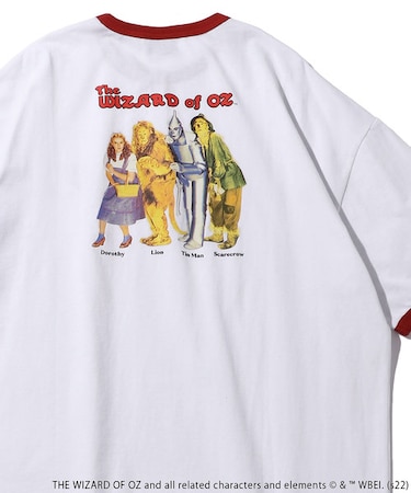 WEB限定 The Wizard of Oz/オズの魔法使い 別注 ビッグシルエット バックプリント リンガーTシャツ