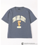 WEB限定 TOM and JERRY/トムとジェリー 別注 ビッグシルエット アーチロゴ プリントTシャツ/カレッジロゴ