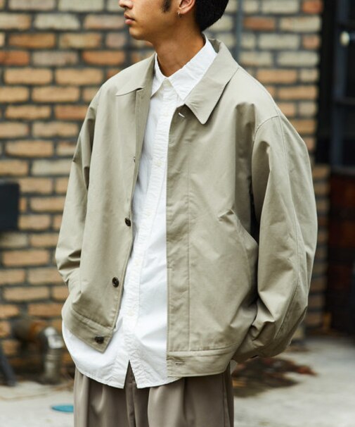 ルーズハリントンJKT/ショートブルゾン