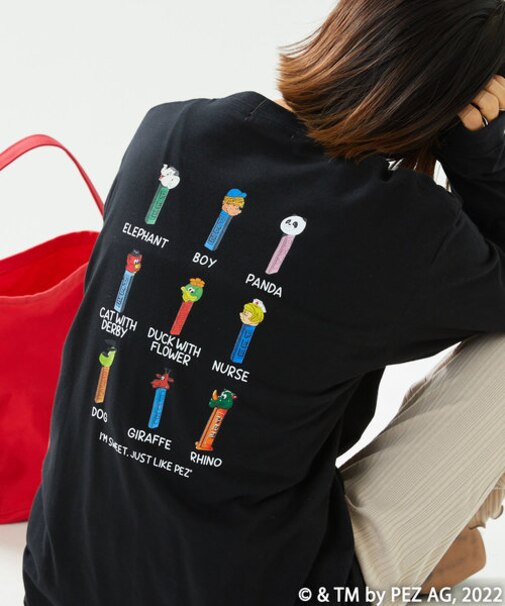 PEZ 9dispenserロンＴ/ ペッツ9ディスペンサーロングTシャツ