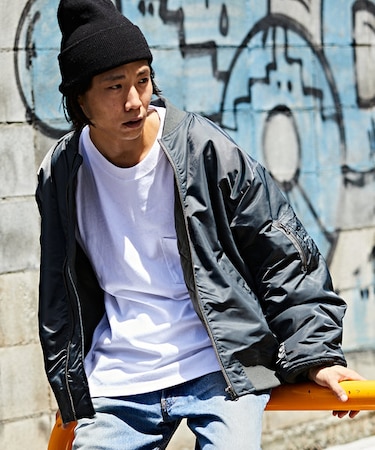 WEB限定 別注 ビッグシルエット MA-1/ナイロンジャケット