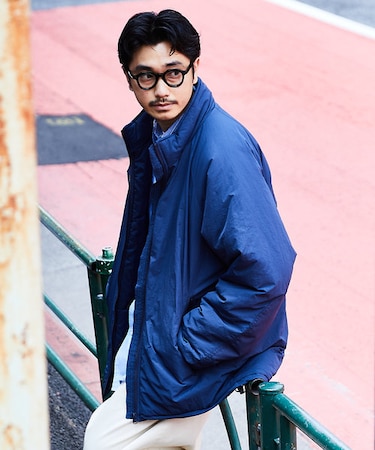 WEB限定 別注 ビッグシルエット LEVEL7 JACKET/中綿ミリタリーブルゾン 