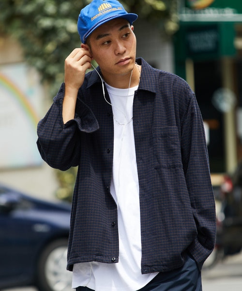 FREAK'S STORE フリークスストア ブルゾン 長袖シャツ F セール】FREAK'S STORE/フリークスストア ルーズフィット ロング