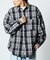 WEB限定 THE ALASKAN×FREAK'S STORE/アラスカン 別注 ビッグシルエット ヘビーネルシャツ/チェックシャツ