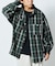 WEB限定 THE ALASKAN×FREAK'S STORE/アラスカン 別注 ビッグシルエット ヘビーネルシャツ/チェックシャツ
