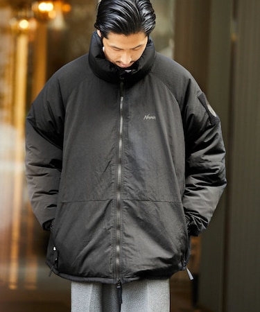 別注AURORA DOWN JKT/オーロラダウンジャケット/スタンドカラー  