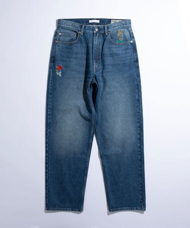 LOOSE DENIM 5PKT 加工 PANT/DAMEGE/刺繍