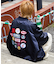 WEB限定 ビッグシルエット バック刺繍 ランダムワッペンデザイン スタジャン/ナイロンジャケット