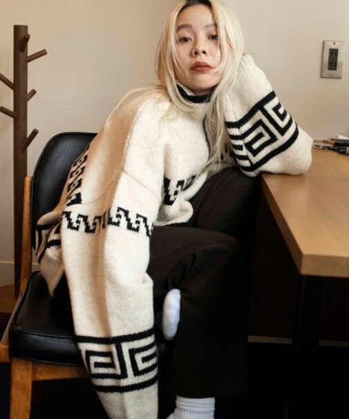 別注ZIP KNIT/別注ジップニット