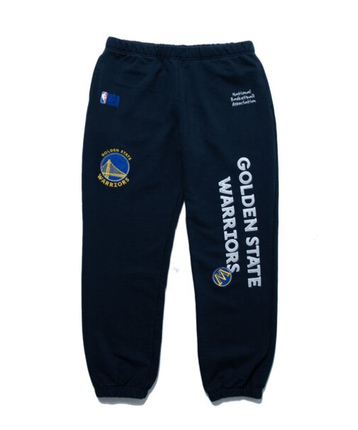 NBAチームロゴ ランダム刺繍 裏毛 スウェットパンツ