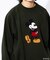 WEB限定【DISNEY/ディズニー ミッキーマウス】 別注 ビッグシルエット ラグランスリーブ クルーネック ジャガードニット/セーター