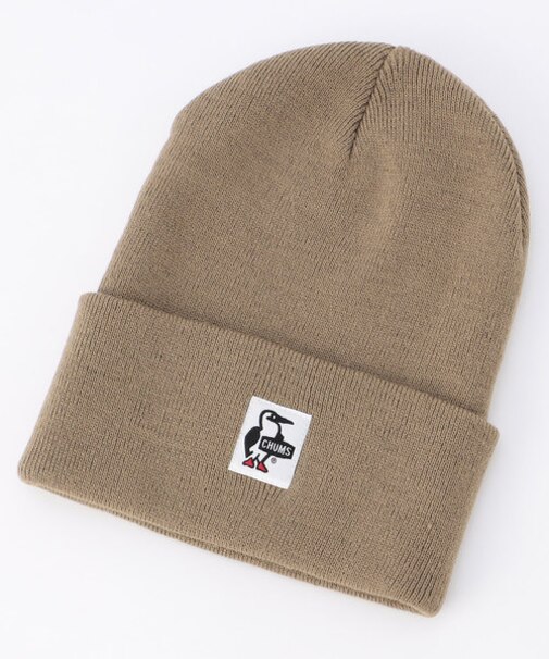 WEB限定 CHUMS/チャムス ブービーバード ワンポイントロゴ ニットキャップ/ワッチキャップ