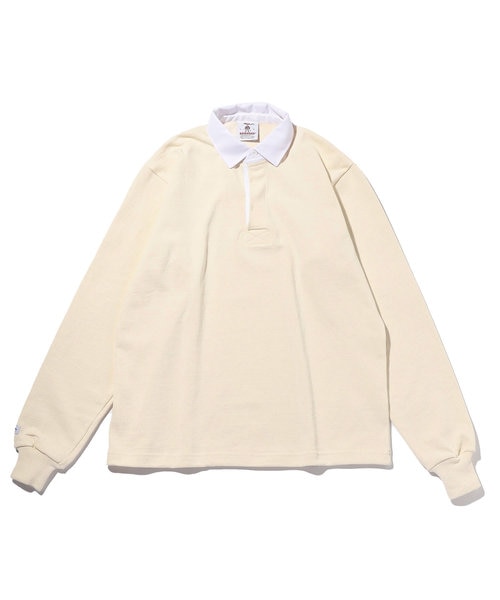 WEB限定 BARBARIAN/バーバリアン 12oz Rugby Collar L/S Shirts