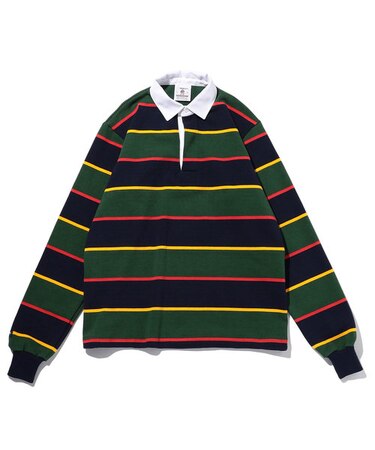 WEB限定 BARBARIAN/バーバリアン 12oz Rugby Collar L/S Shirts/ラガーシャツ