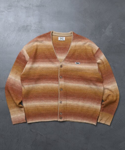 TOWN CRAFT×FREAK'S STORE/タウンクラフト 別注 The FOXグラデーションニット/カーディガン