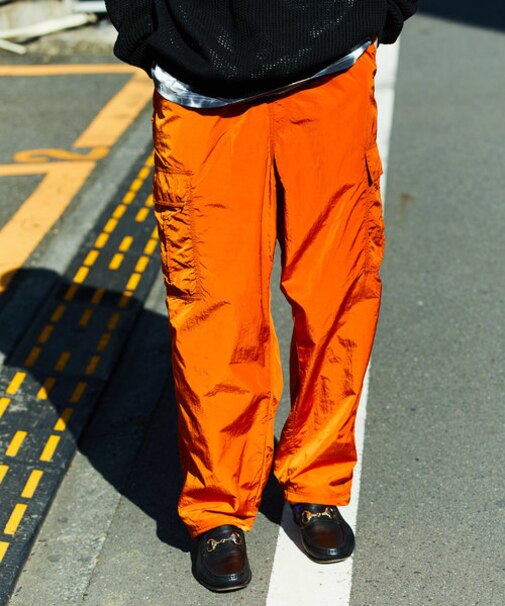 ナイロンカーゴパンツ/イージーパンツ