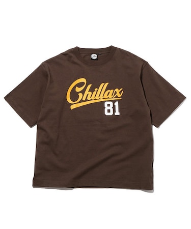 【限定展開】chillax 81 Tee/チラックス 81 Tシャツ/ナンバリングロゴ/222OO1ST233CL