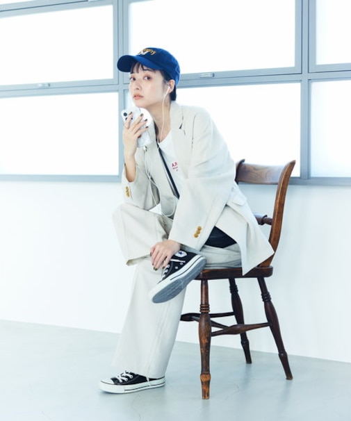 リネンライクセットアップ