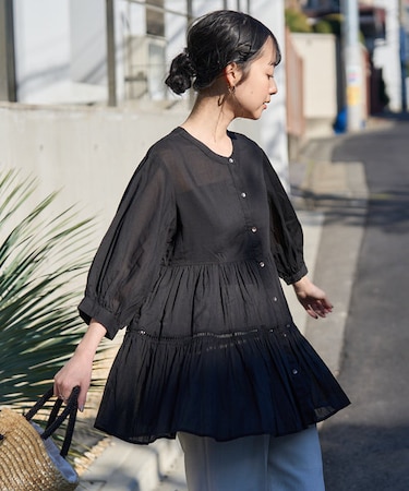 インドボイル ティアードチュニック