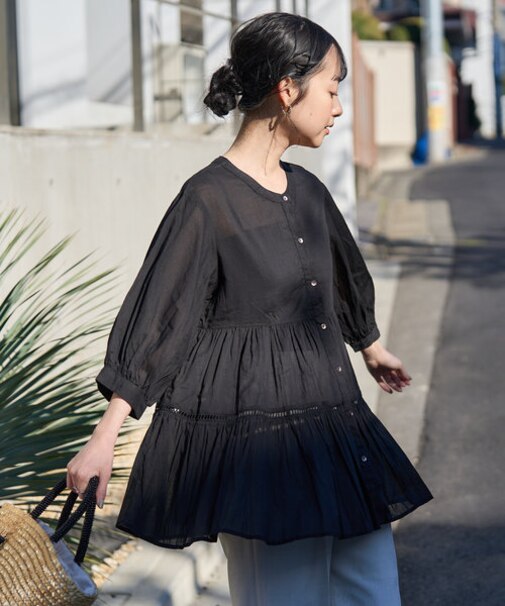 インドボイル ティアードチュニック