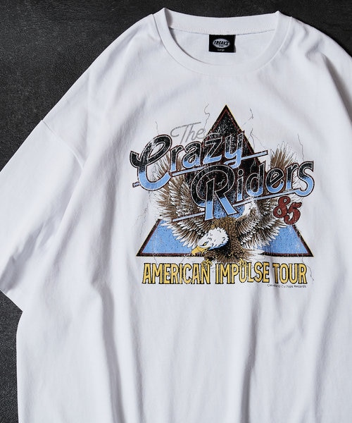 限定展開】Crazy Riders 85's USA Tour ビッグシルエット プリントT