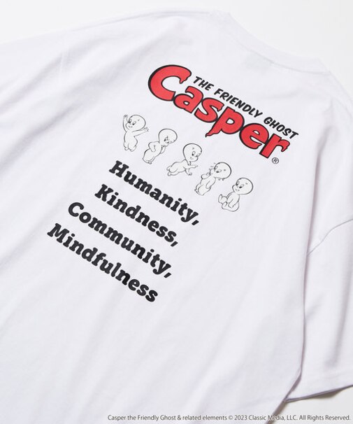 限定展開】Casper/キャスパー 別注 ビッグシルエット バックプリント 