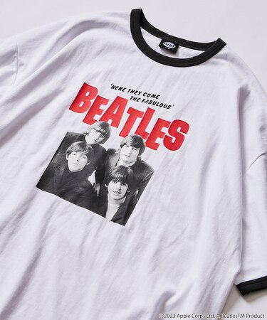 限定展開】THE BEATLES/ザ ビートルズ 別注 ビッグシルエット フォト 
