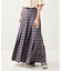 サマーチェックプリーツスカート