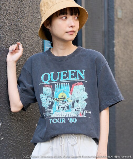 QUEEN TOUR 80's 半袖Tシャツ/クイーンツアーTシャツ