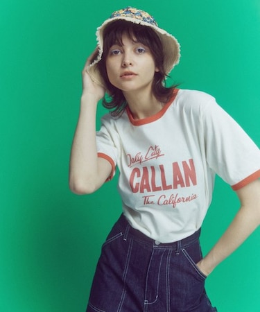 VINTAGE AMERICANロゴリンガーTシャツ