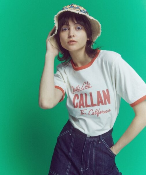 VINTAGE AMERICANロゴリンガーTシャツ