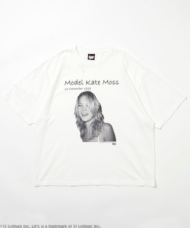別注 ケイト・モス コラボフォト Tシャツ/SP LIFE Kate Moss Dot Tee 
