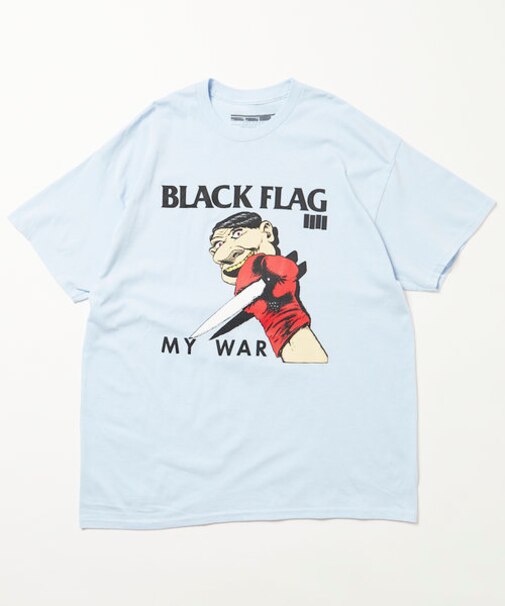 BLACK FLAG TEE MY WAR/ブラック・フラッグ プリント グラフィック 