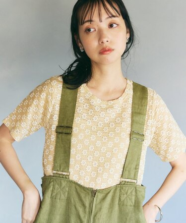 フラワーストレッチＴシャツ