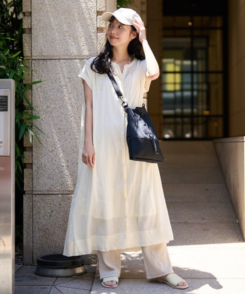 インドコットンクレープワンピース